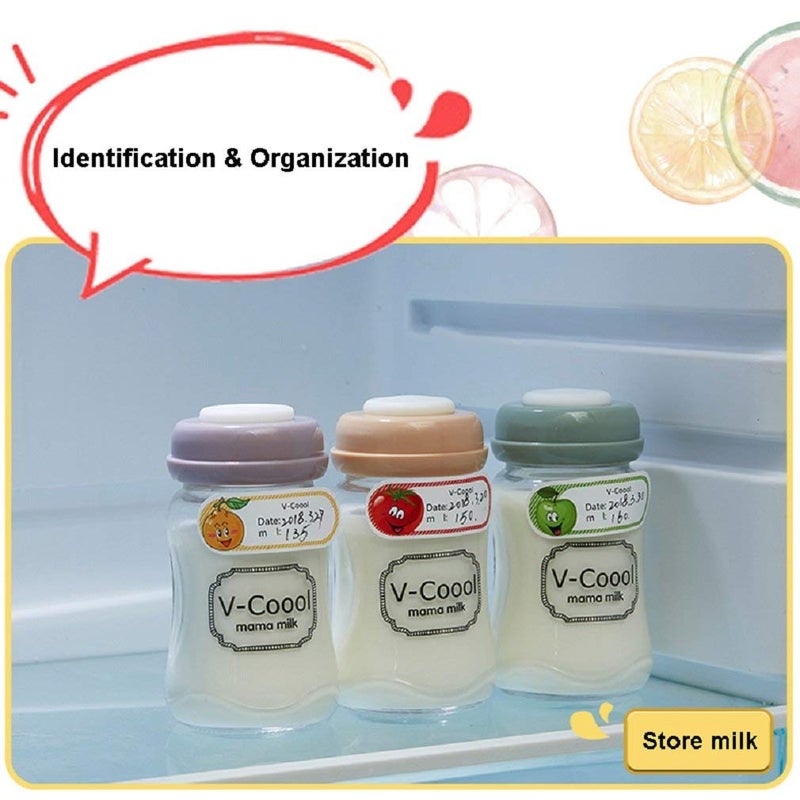 BPNHNA 400pcs Bottle Labels Waterproof Name and Date Label for Daycare or Kitchen, Self-Laminating and Removable Labels Sticker for Bottle, Jar, Sippy, Cup and Breastmilk Storage Bags - Image 4